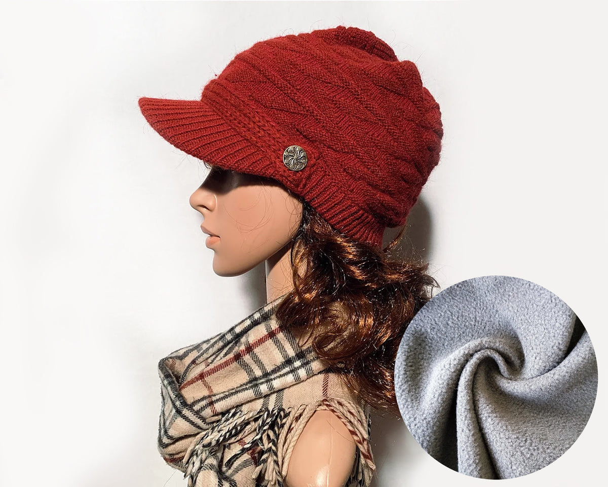 Fleece Lined Beanie Hat
