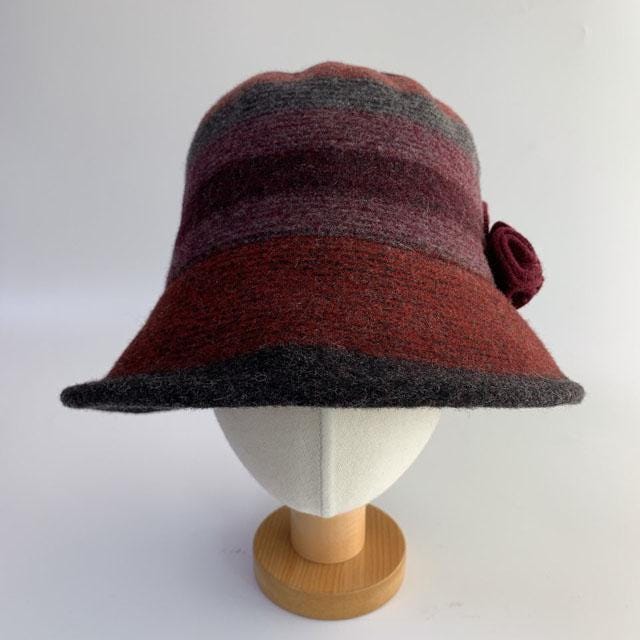 Wool Winter Bucket Hat: Foldable Travel Hat with Adjustable Strap