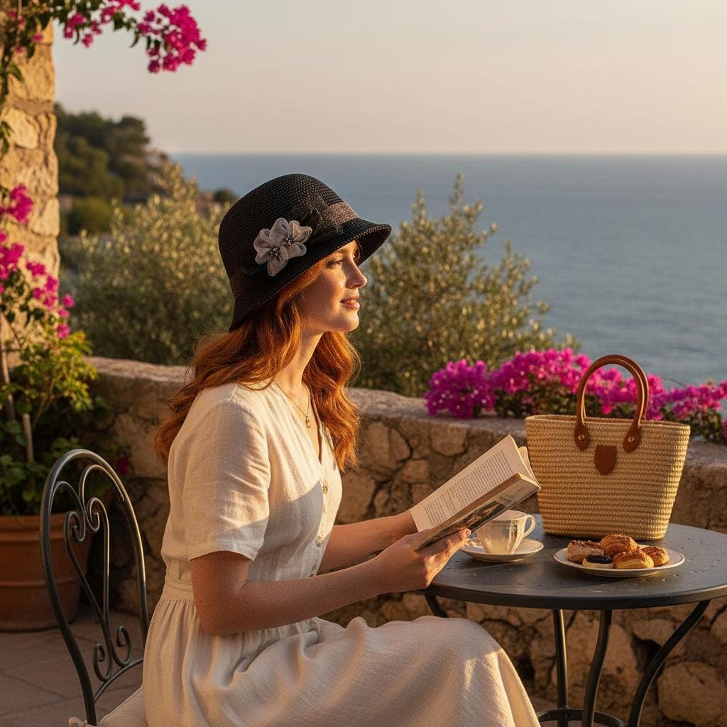 Vintage Floral Summer Cloche Hat for Women, Elegant Sun Protection Hat, Valentine Gift, Mother's Gift, New Year Fashion Accessory