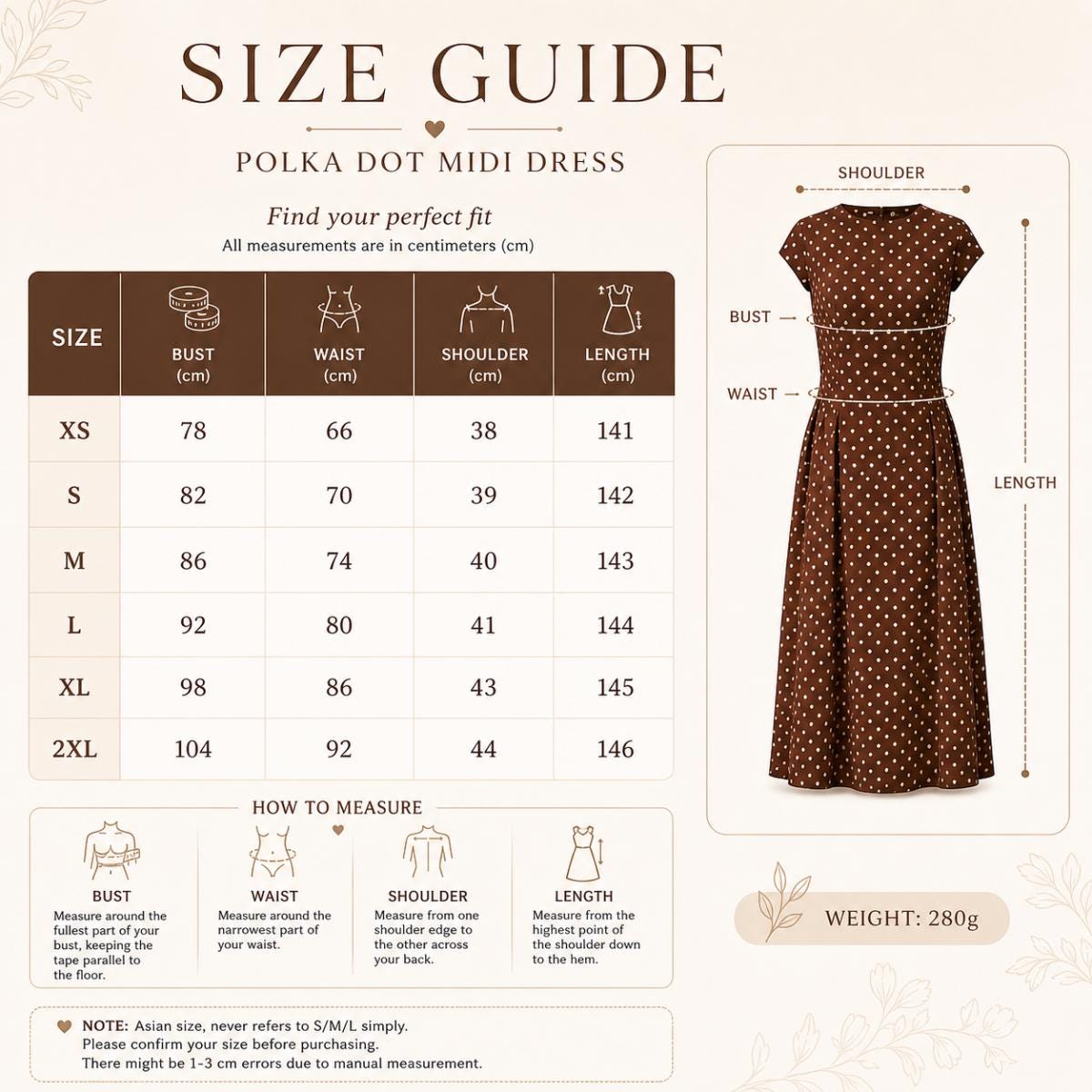 Polka Dot Maxi Dress Women – Elegant Vintage Parisian Chic Dress – White Black Brown Summer Dress – Tea Party Wedding Guest Outfit