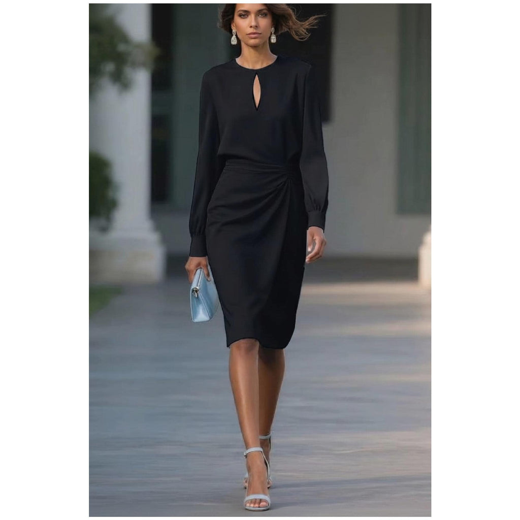 Elegant Floral Ruched Bodycon Midi Dress, Chic Wedding Guest Outfit