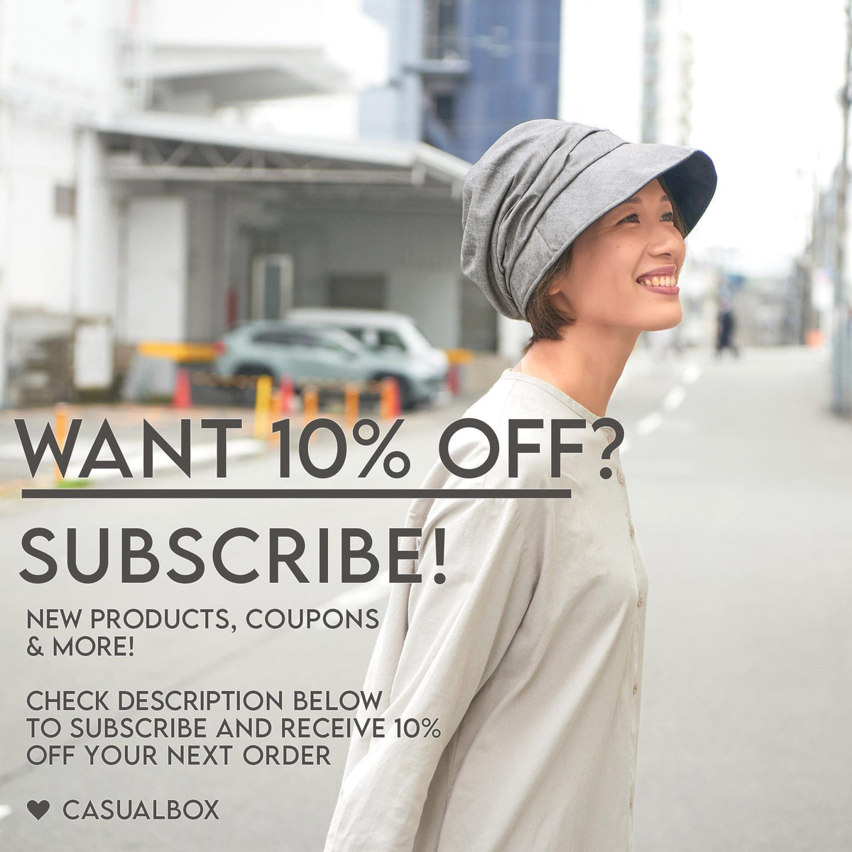 Chemo Headwear Organic Cotton Lined Newsboy Cap, Cloche Hat Women, Wide Brim Sun Hat