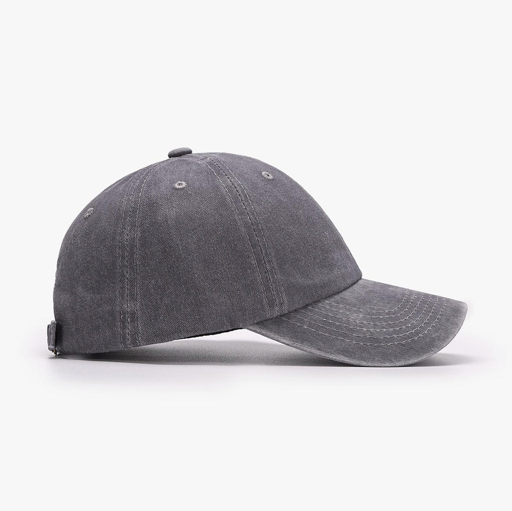 Embroidered Autumn Leaves Baseball Hat, Fall Washed Hat, Cotton Blend Cap