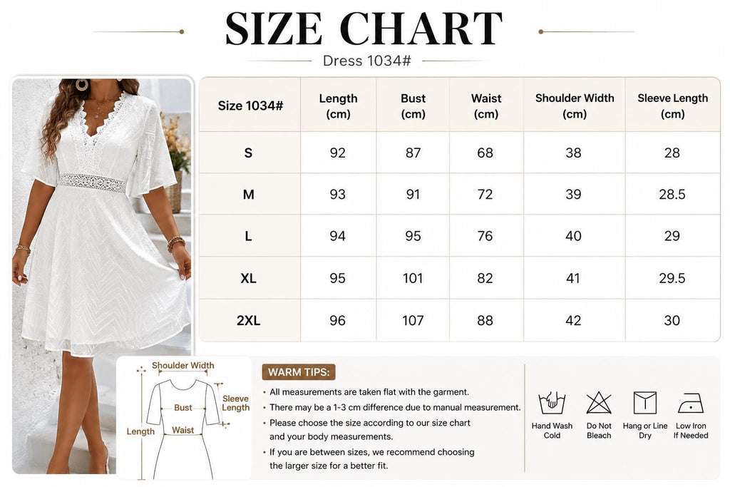 Women's Cotton Lace Mini Dress, V Neck Summer Dress, Short Sleeve Boho Dress, Casual Party Dress, Mother of the Bride Dresses