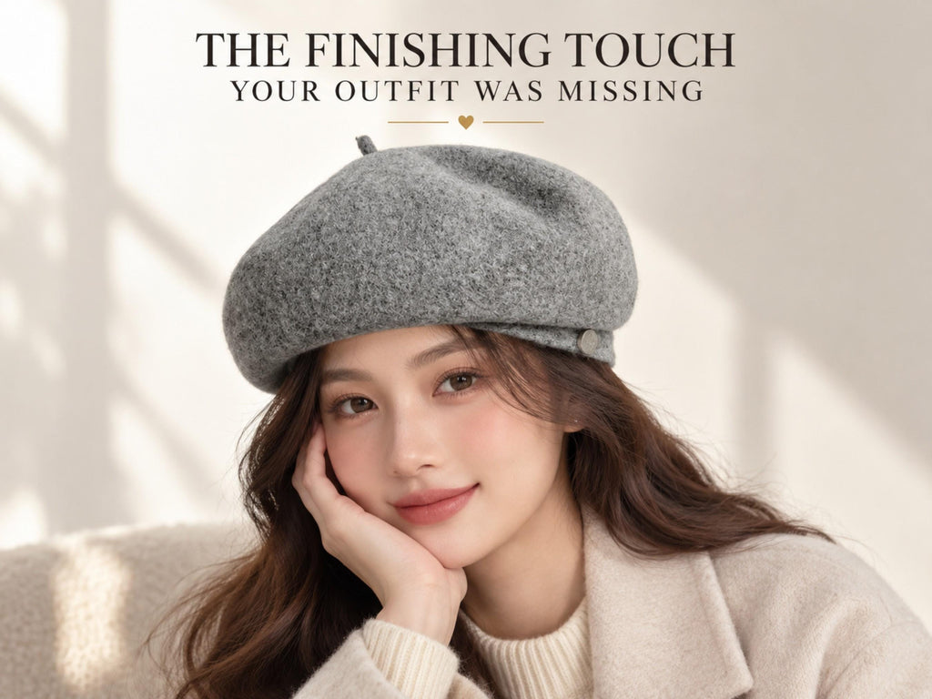 Women's Soft Beret Hat | Artist Style Autumn Winter Headwear (55-58cm)